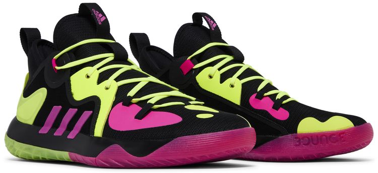 Adidas Harden Stepback 2 Black Shock Pink Yellow