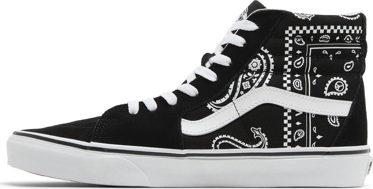 Sk8 Hi Peace Paisley   Black