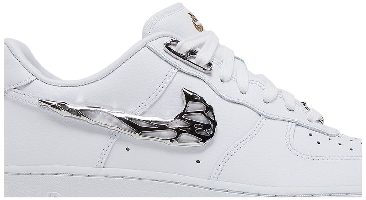 Nike Air Force 1 07 Premium Molten Metal Swoosh Pack   Chrome