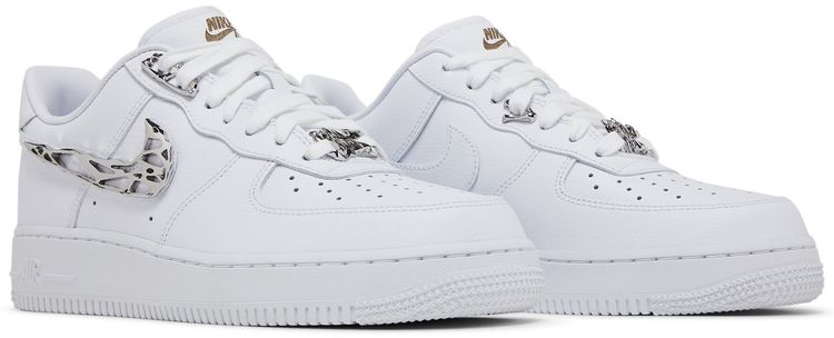 Nike Air Force 1 07 Premium Molten Metal Swoosh Pack   Chrome