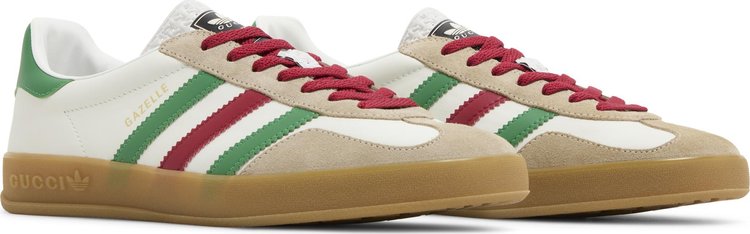 Adidas x Gucci Gazelle White Green Red