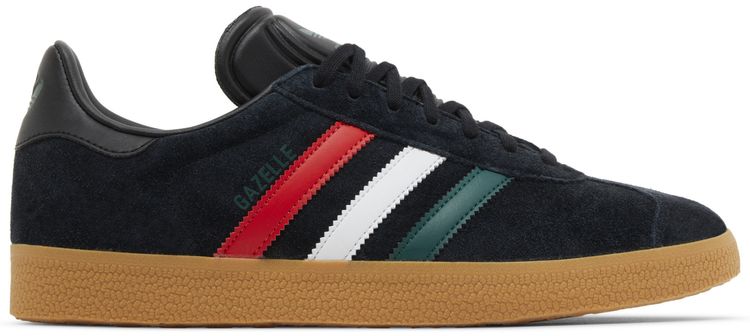 Adidas Gazelle Black Scarlet Green