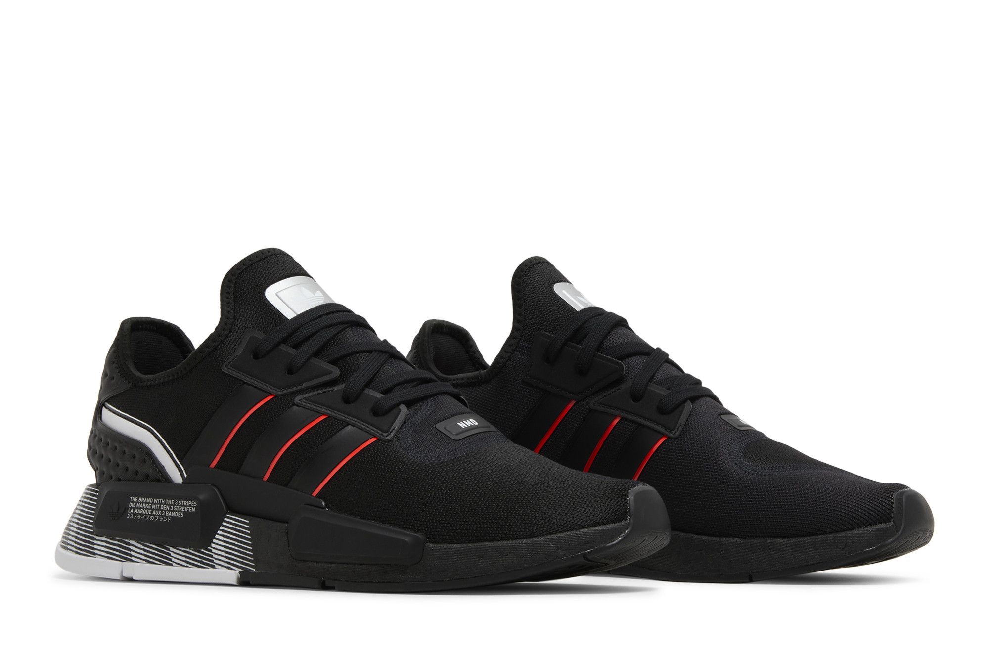 Size 11.5 NMD G1 Black Solar Red