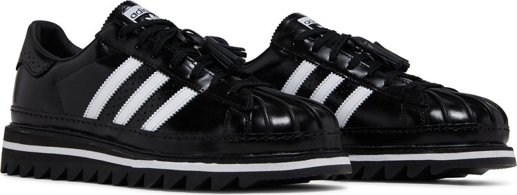 CLOT x Superstar Black White