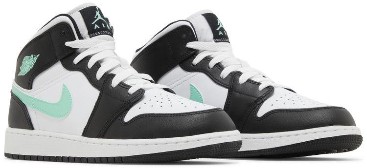 Air Jordan 1 Mid GS Green Glow