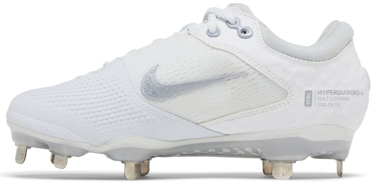 Nike Wmns Hyperdiamond 4 Elite White Pure Platinum