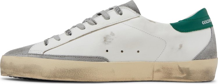 Golden Goose Superstar White Grey Green