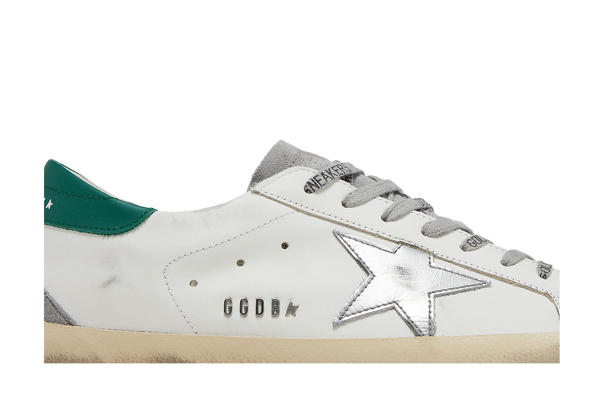 スニーカー GOLDEN GMF00102 F004167 82171 SUPER STAR WHITE Buy Golden Goose Superstar 'White Grey Green' - GMF00102