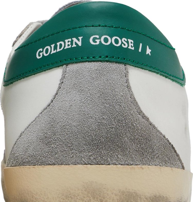 Golden Goose Superstar White Grey Green