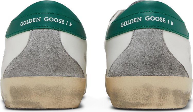 Golden Goose Superstar White Grey Green