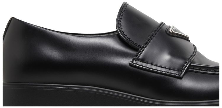 Prada Monolith Loafer Black
