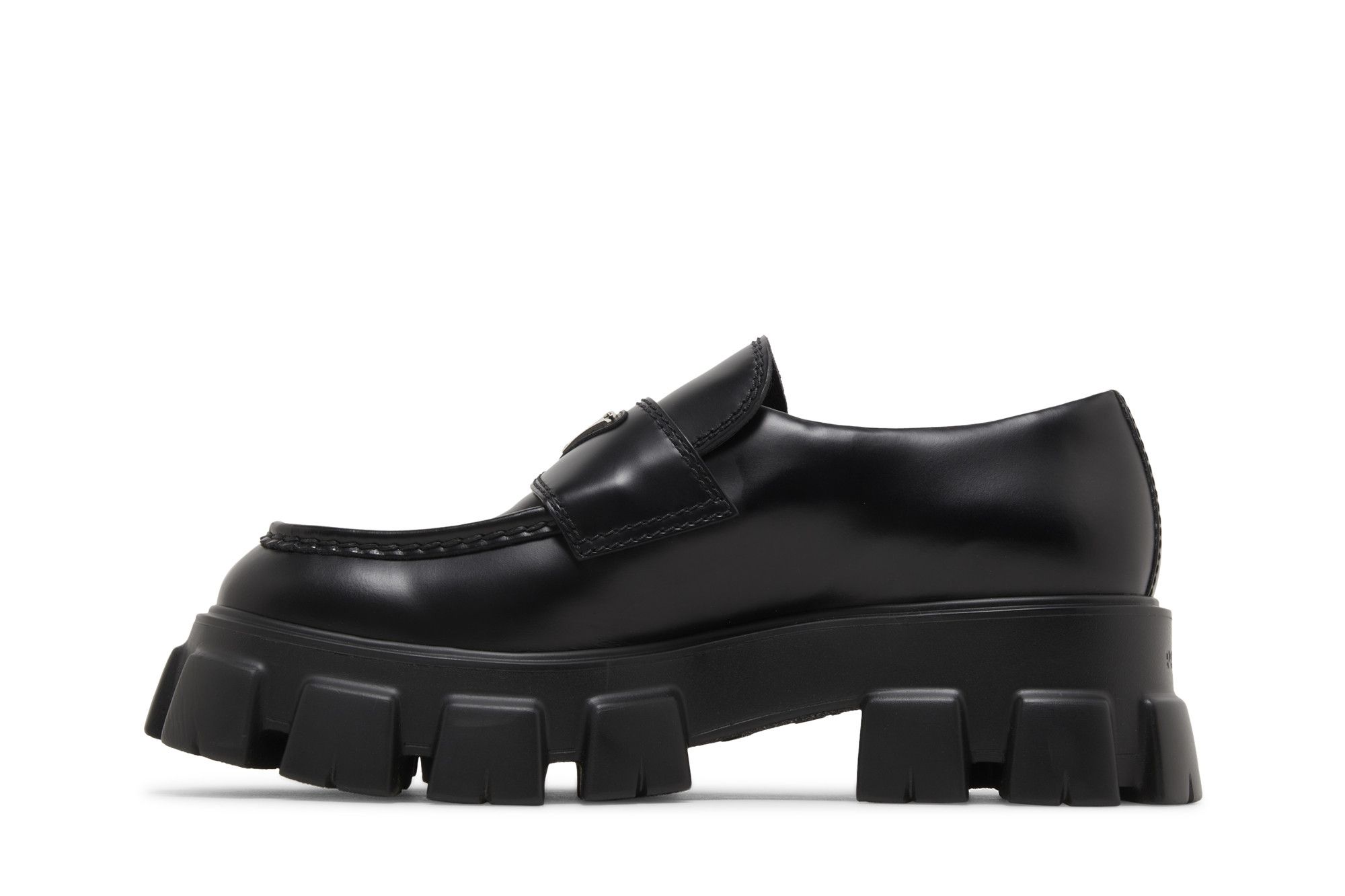 Buy Prada Monolith Loafer 'Black' - 2DE129 B4L F0002 | GOAT