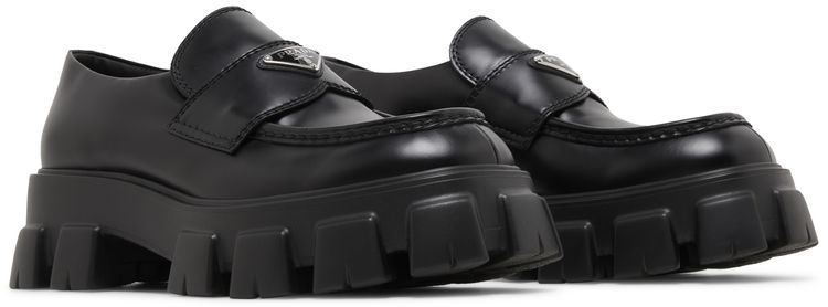 Prada Monolith Loafer Black
