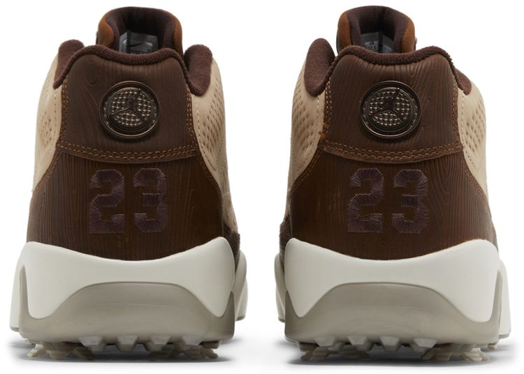 Happy Life Wood x Air Jordan 9 Low Golf Woodgrain