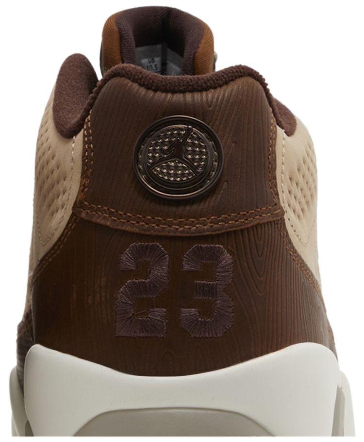 Happy Life Wood x Air Jordan 9 Low Golf Woodgrain