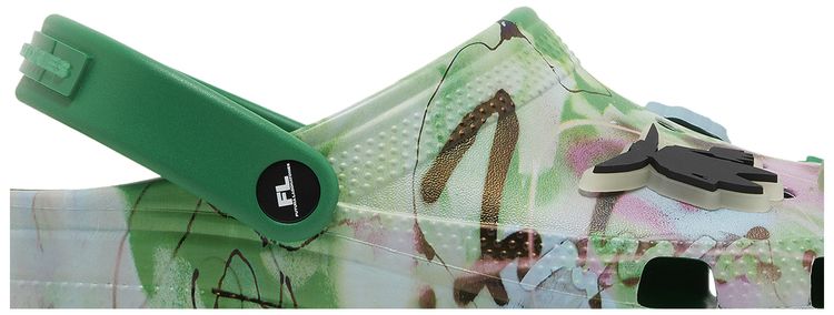 Futura Laboratories x Crocs Classic Clog Green Ivy