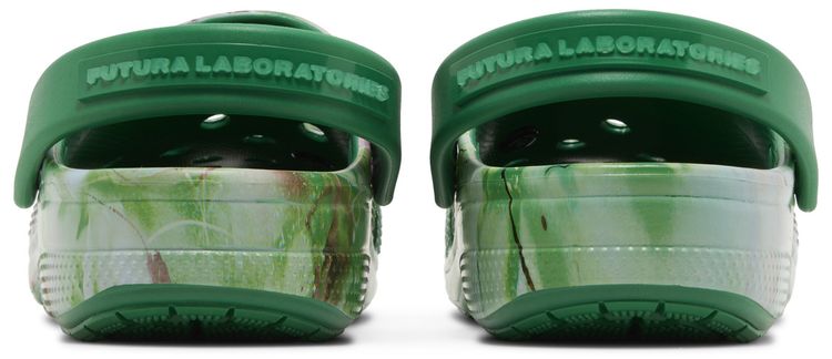 Futura Laboratories x Crocs Classic Clog Green Ivy