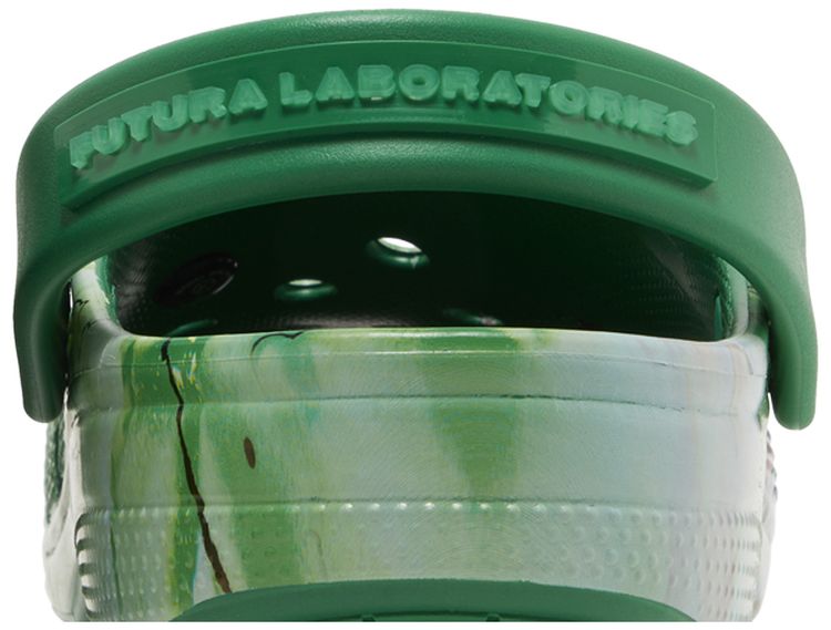 Futura Laboratories x Crocs Classic Clog Green Ivy