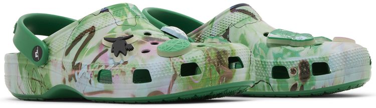 Futura Laboratories x Crocs Classic Clog Green Ivy