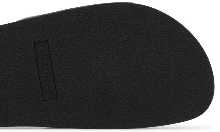 Off White Cloud Off Stamp Slider Black