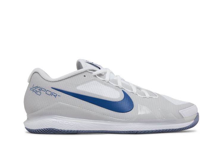 nikecourt air zoom vapor x white blue