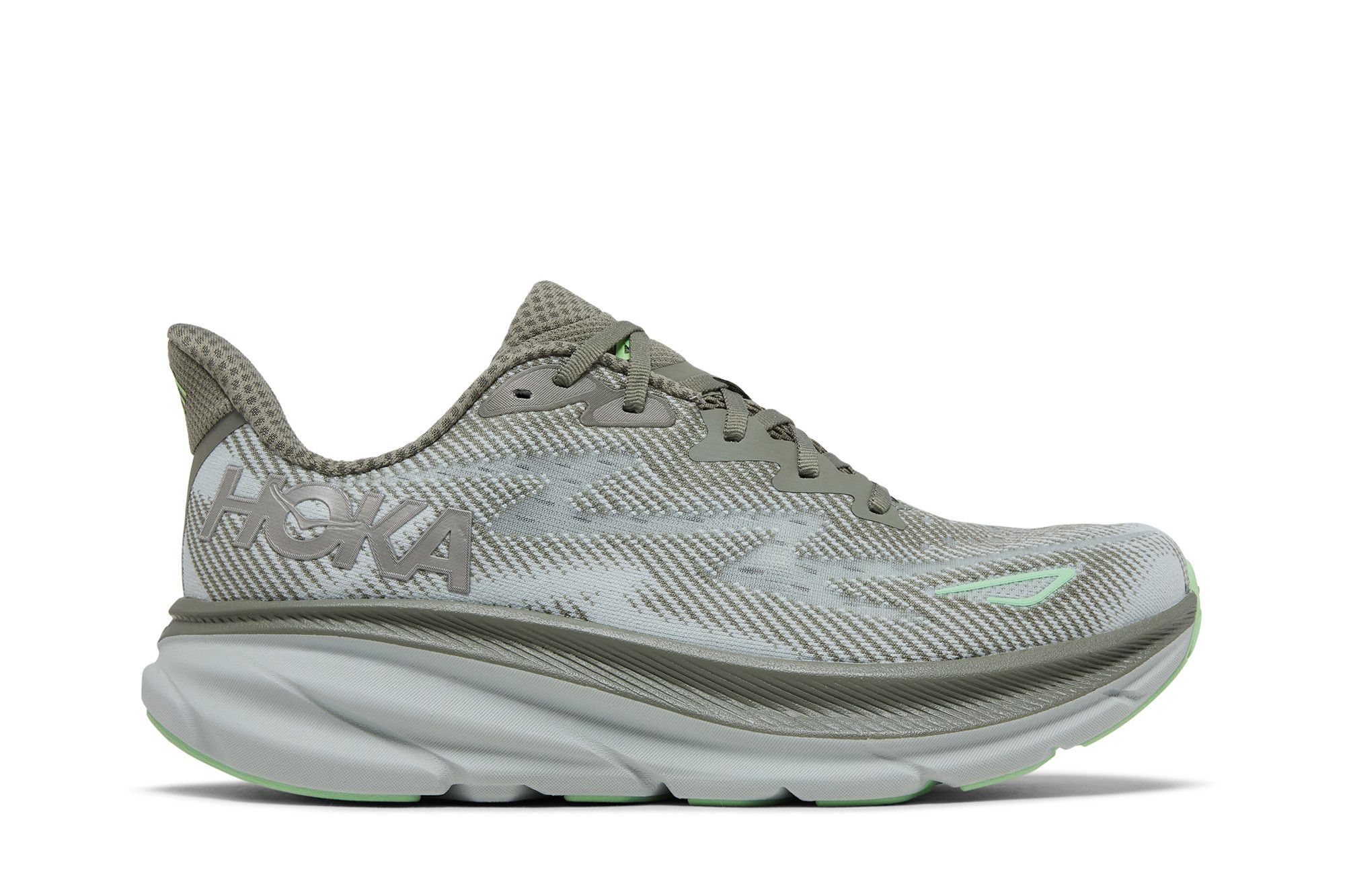 ナオ‼️ HOKA CLIFTON 9 Sneakers Olive Haze/Mercury New | eBay