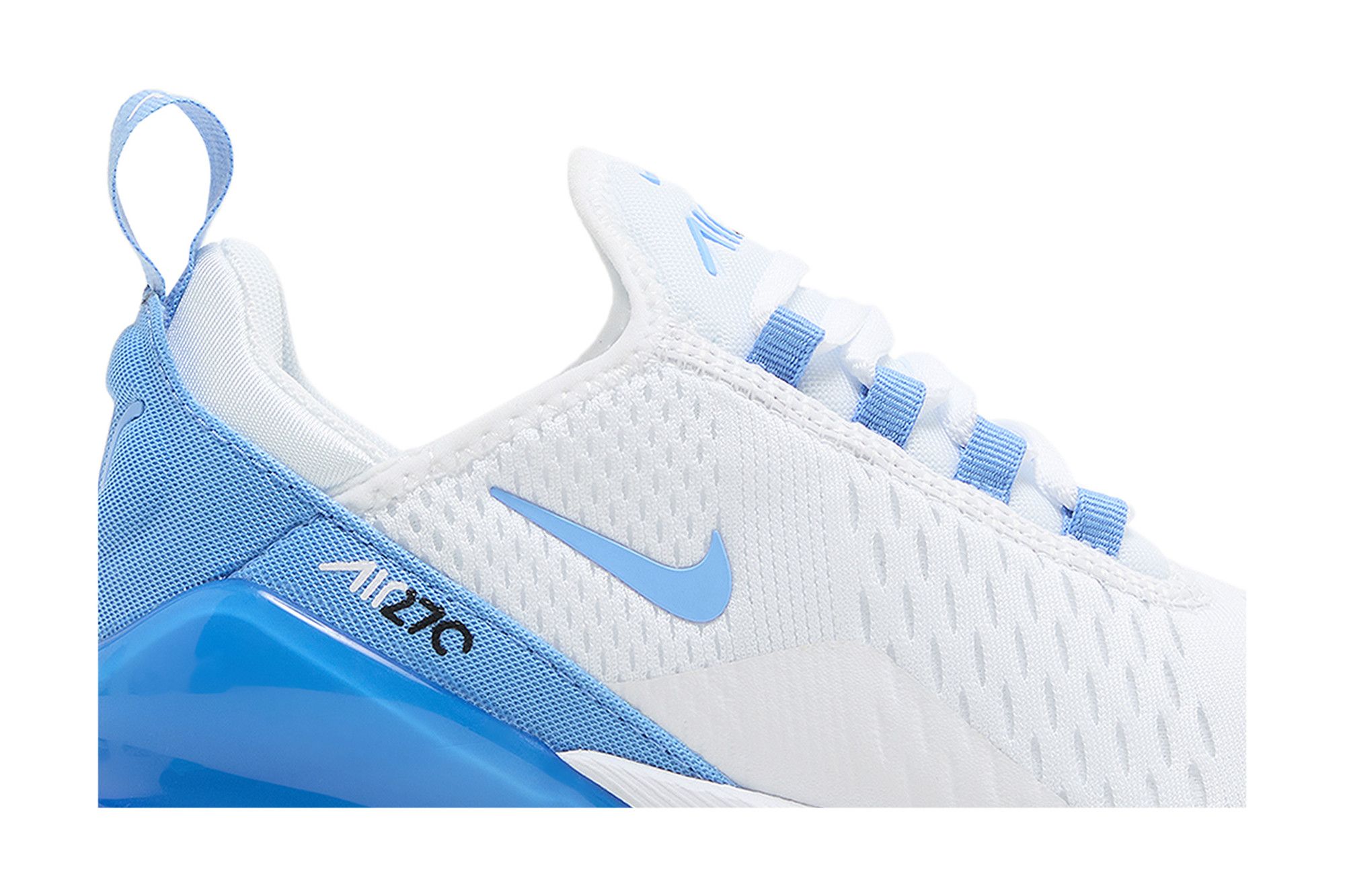 Size 10.0 Wmns Air Max 270 White University Blue