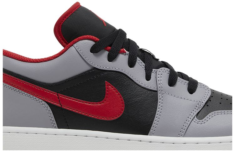 Air Jordan 1 Low GS Cement Fire Red