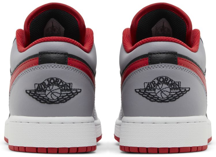 Air Jordan 1 Low GS Cement Fire Red