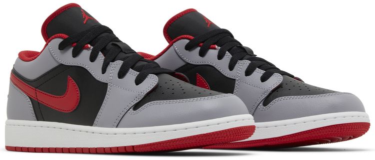 Air Jordan 1 Low GS Cement Fire Red