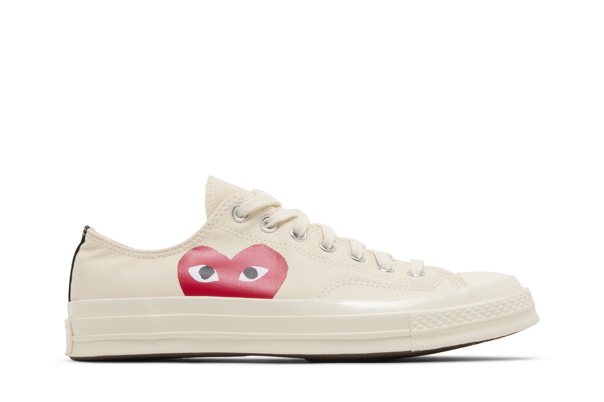 Size 10.0 Comme des Garçons Play x Chuck 70 Low 'Milk' 2023