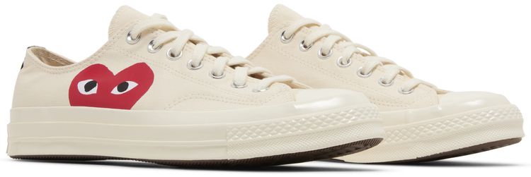 Comme des Garcons Play x Converse Chuck 70 Low Milk 2023