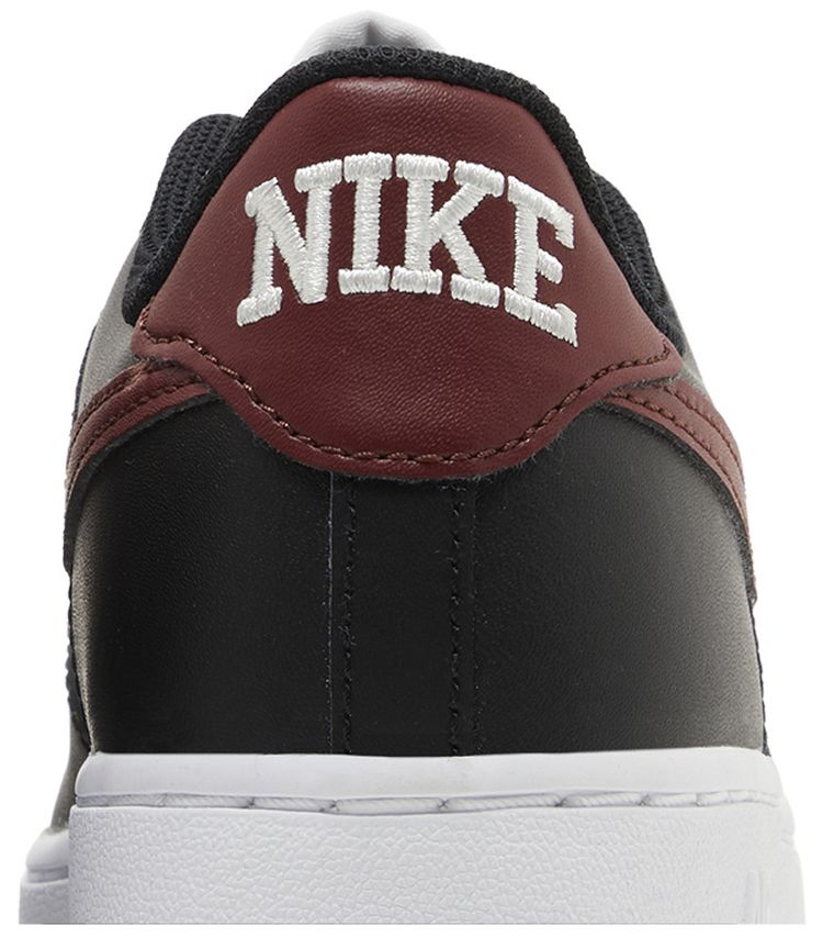 Nike Air Force 1 GS Black Dark Team Red