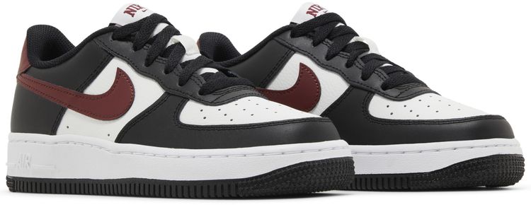 Nike Air Force 1 GS Black Dark Team Red