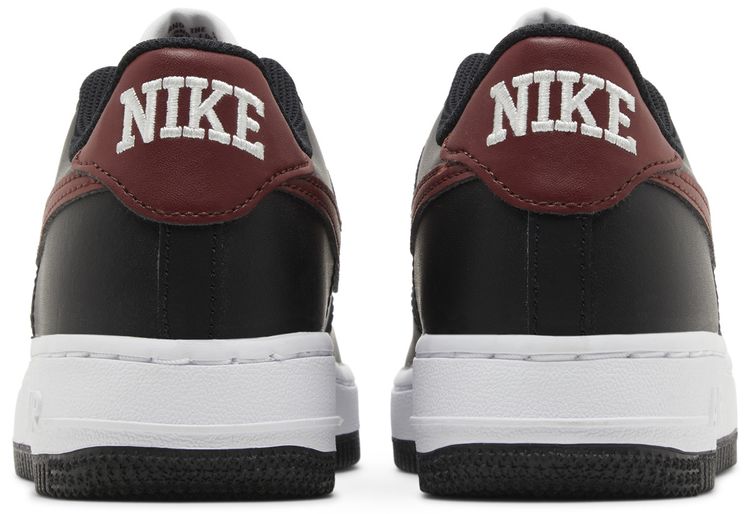 Nike Air Force 1 GS Black Dark Team Red