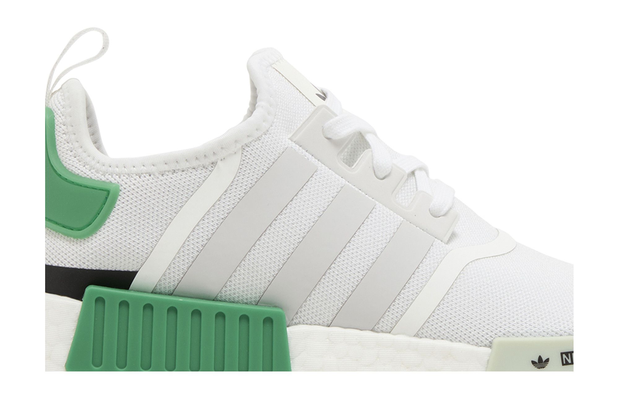 Nmd white mint green top