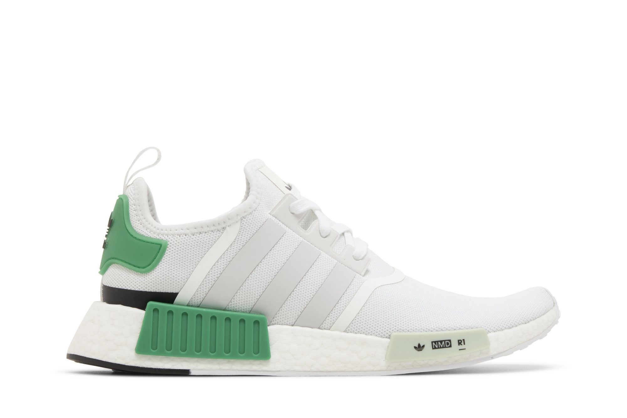 Size 5.5 NMD R1 White Green