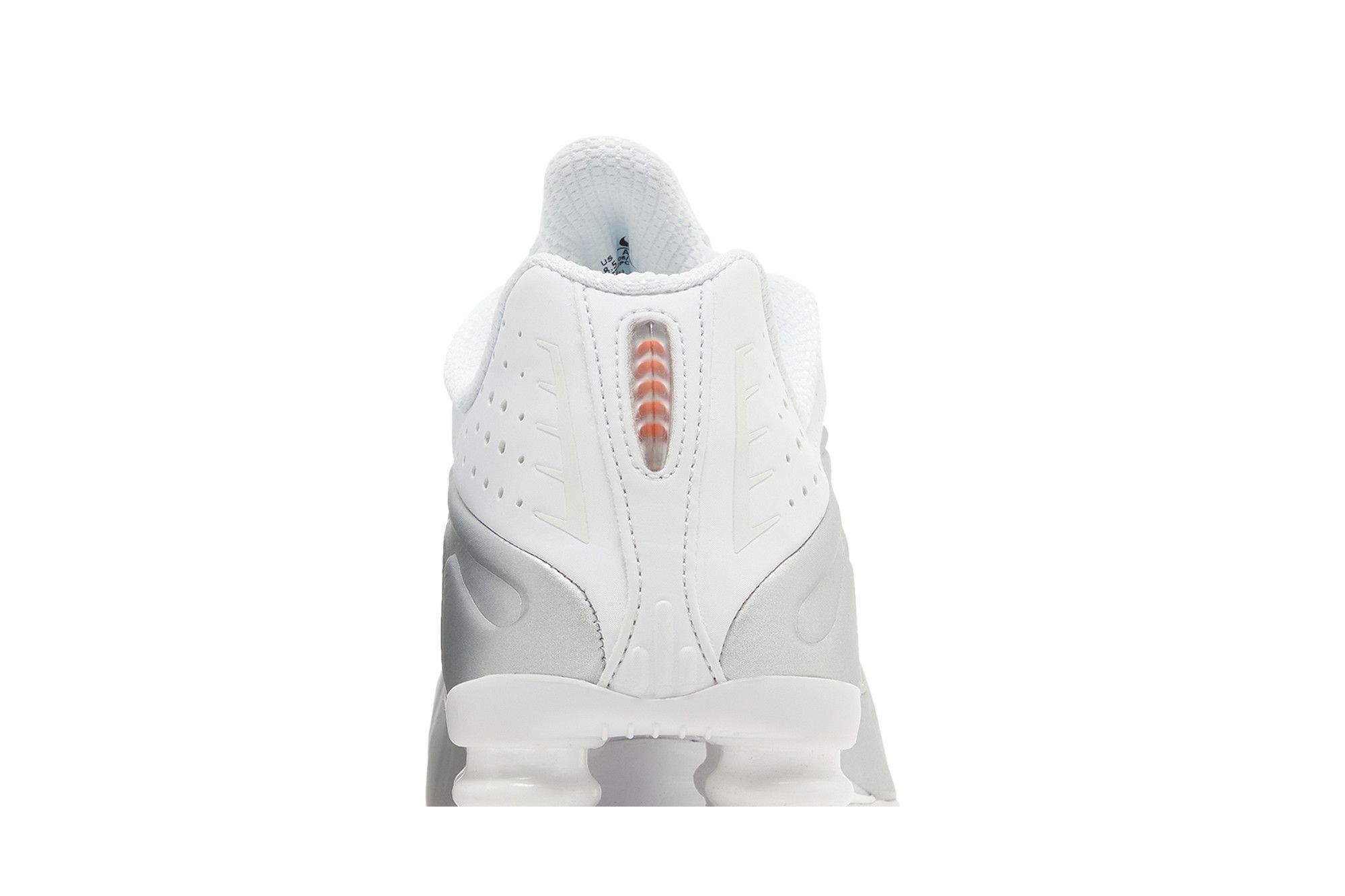Nike shox r4 white metallic silver sales