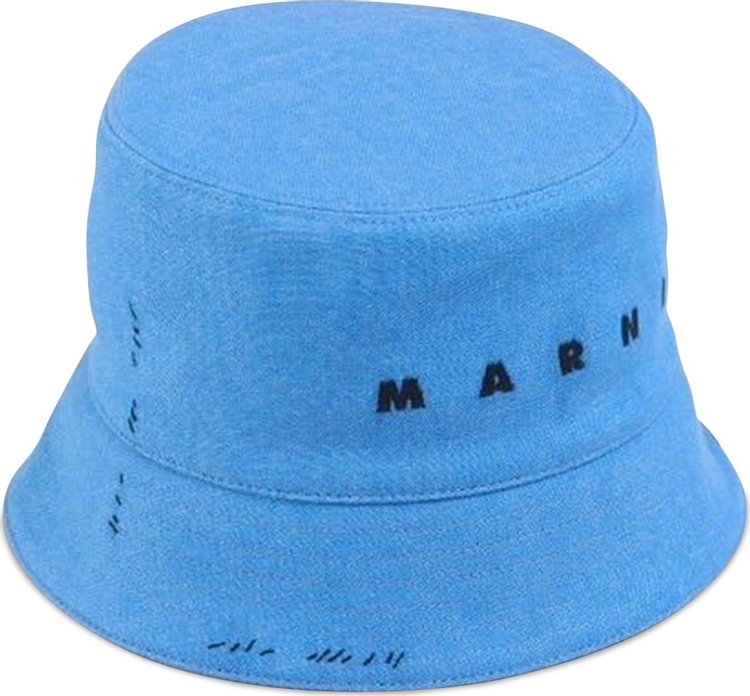 Marni Denim Bucket Hat 'Azure'