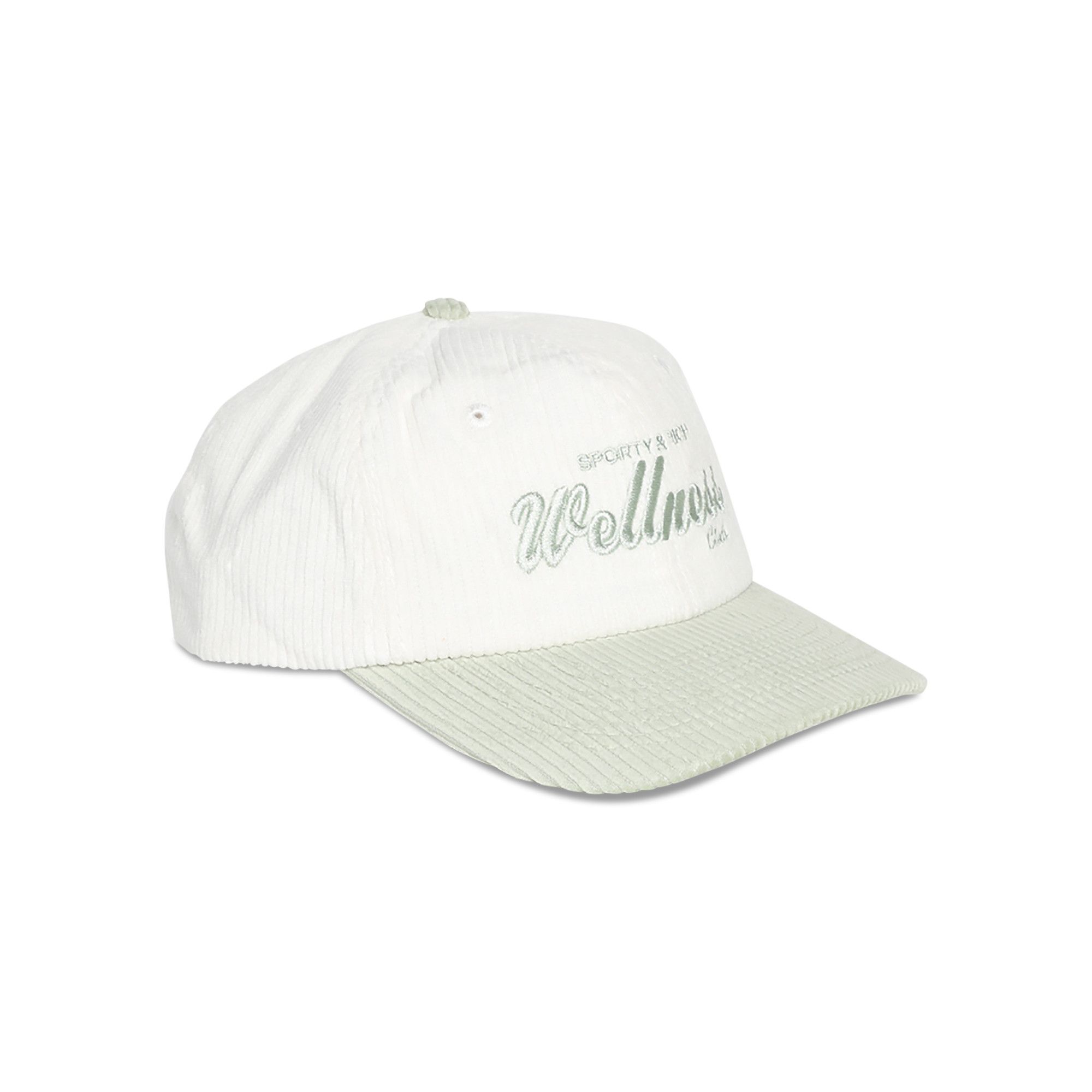 Buy Sporty & Rich Draft Corduroy Hat 'White' - AC039S412DW