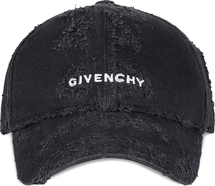 Givenchy Curved Cap With Embroidered Logo 'Black'