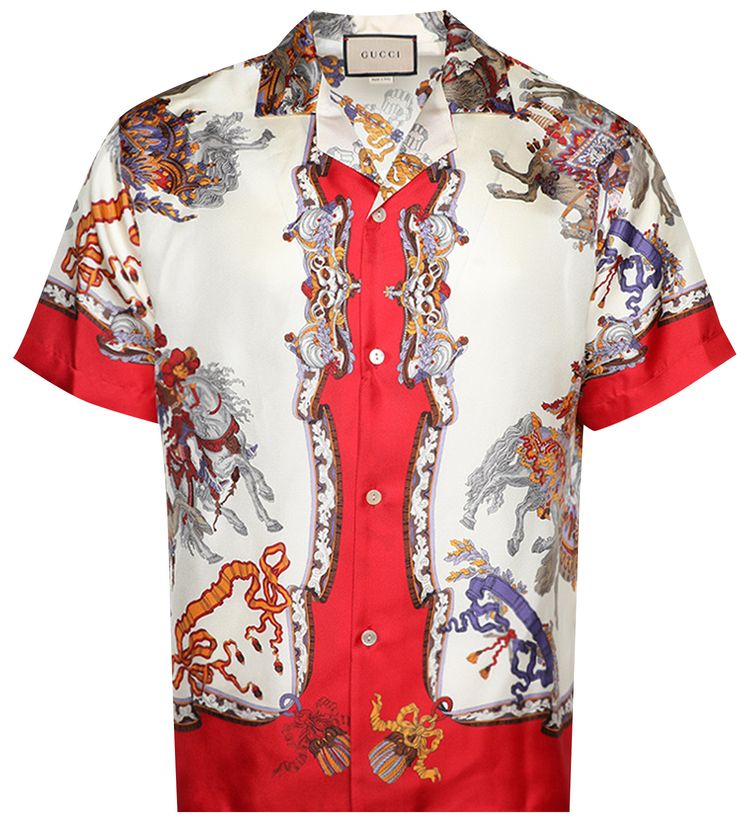 Gucci Shirt IvoryRedMulticolor