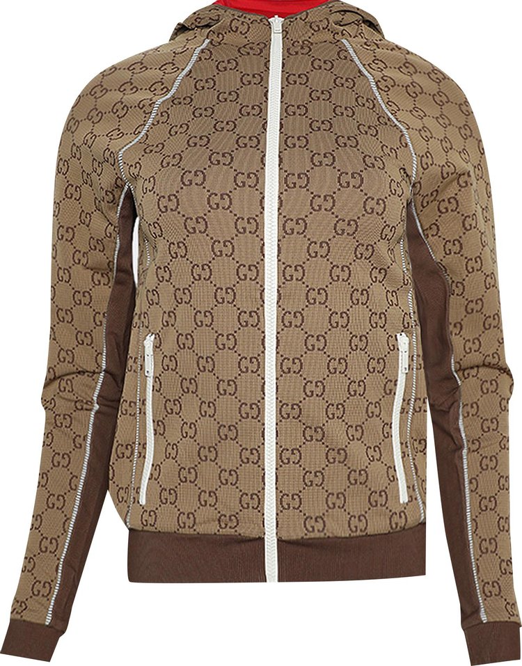 Gucci Hooded Jacket BeigeEbony