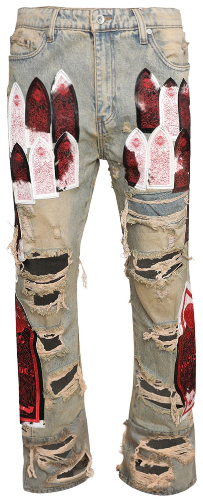 Who Decides War Sangre Patch Denim Multicolor