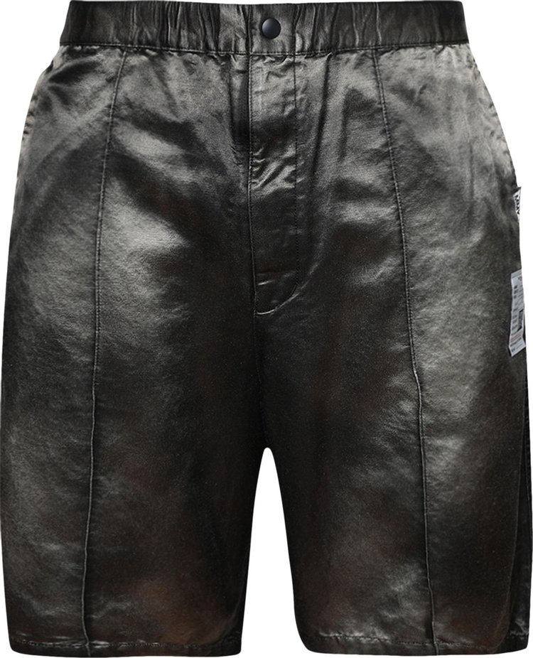 Maison Mihara Yasuhiro Satin Shorts Black