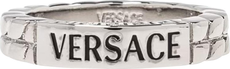 Versace Metal Ring Palladium