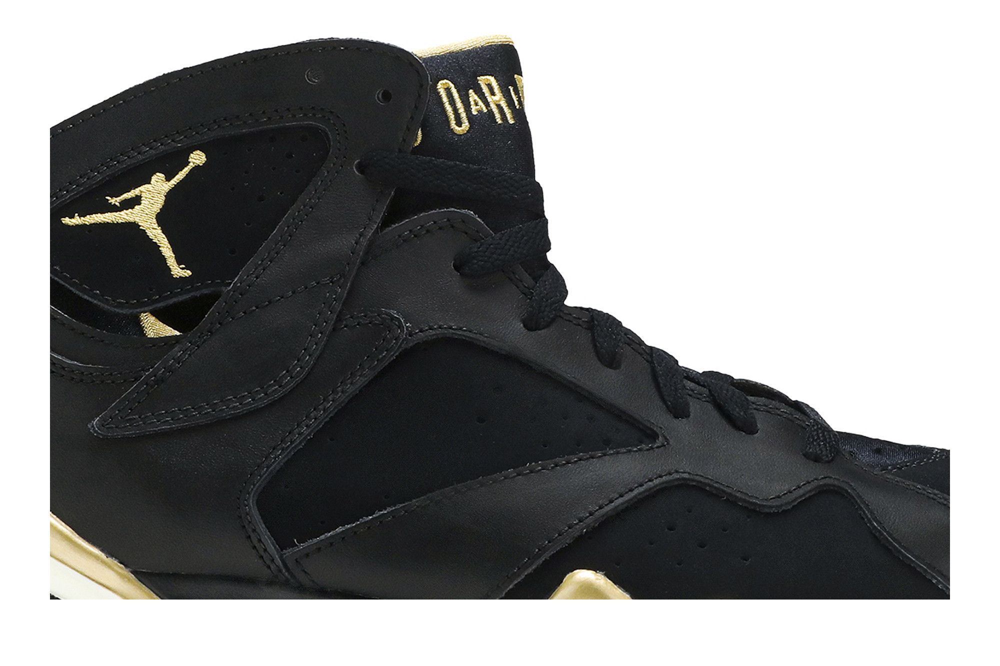 Black and gold jordans 7 sale