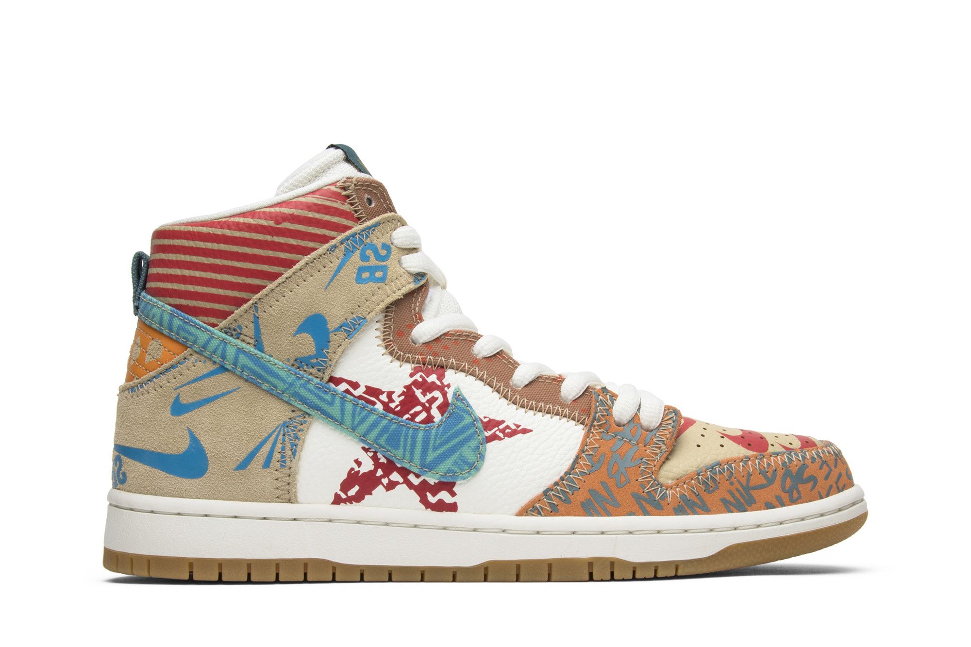 Buy Thomas Campbell x SB Dunk High What The Special Box 918321 381 S GOAT UK