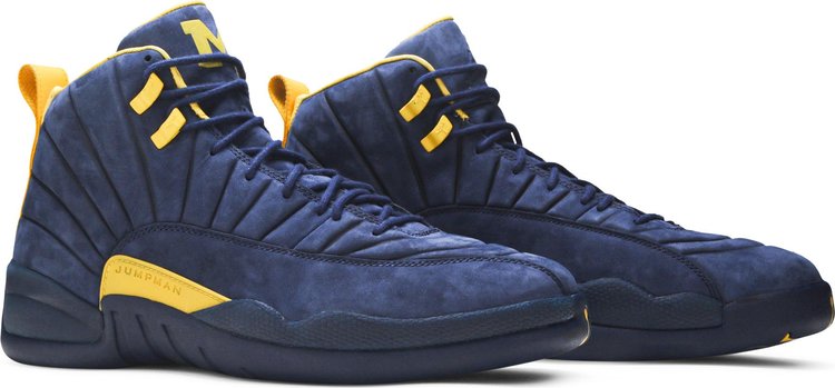 PSNY x Air Jordan 12 Retro Michigan Wolverines PE