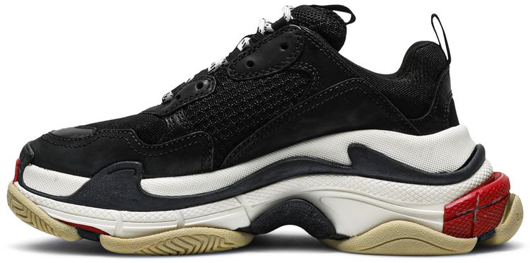 Balenciaga Wmns Triple S Sneaker Black Red